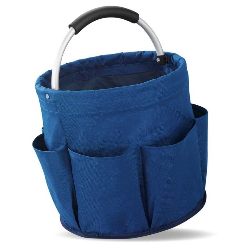 Rund korg med förvaringsfickor, Superlätt, UNIVERSAL CADDY, Ø 28 x H 26,5 cm i gruppen Förvaring / Förråd- och garageförvaring / Korgar och hinkar hos SmartaSaker.se (42481)