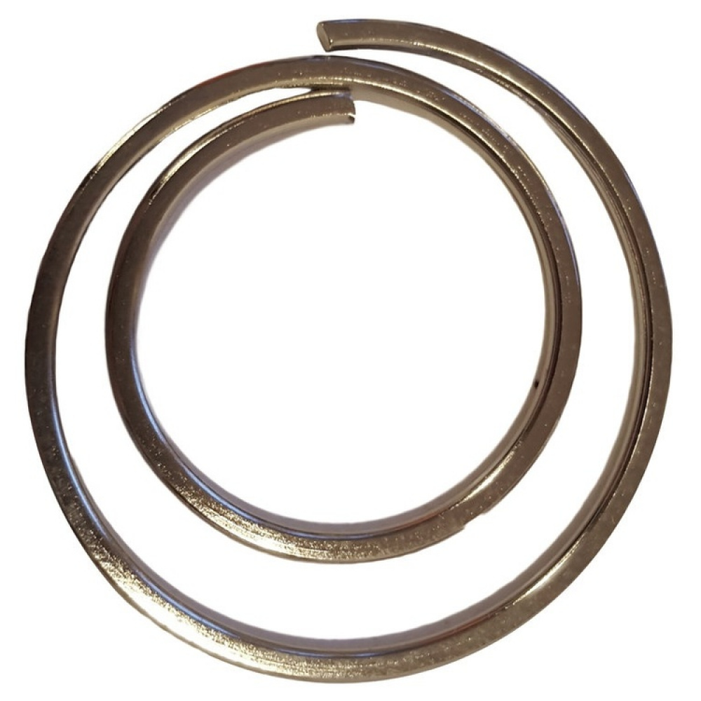 Runda stora gem, 25 st, DESKSTORE MOON CLIPS LARGE, Ø 3 cm, Silver i gruppen Förvaring / Kontorsmaterial hos SmartaSaker.se (42487)