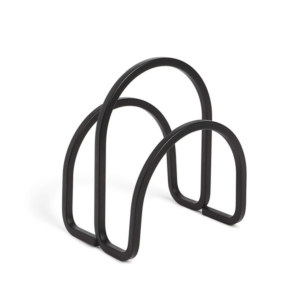 Servetthållare i metall, SQUIRE, Umbra, Svart i gruppen Förvaring / Kontorsmaterial hos SmartaSaker.se (42494)