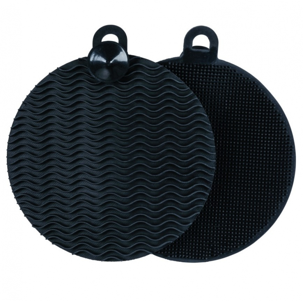 Silikonsvampar för disk, Mjuka, Tåliga, 2 st, DISH SPONGES, Ã˜ 12, Svarta i gruppen Förvaring / Köksförvaring / Diskställ och diskbänk hos SmartaSaker.se (42496)