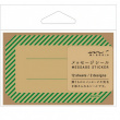 Självhäftande etiketter, 12 st, MIDORI MESSAGE STICKERS, 8,5 x 5 cm, Natur / Grön Självhäftande etiketter, 12 st, MIDORI MESSAGE STICKERS, 8,5 x 5 cm, Natur / Grön