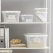 Självhäftande fickor för etiketter, 12 st, SMARTSTORE, 9,4 x 6 cm, Klar / vit Självhäftande fickor för etiketter, 12 st, SMARTSTORE, 9,4 x 6 cm, Klar / vit