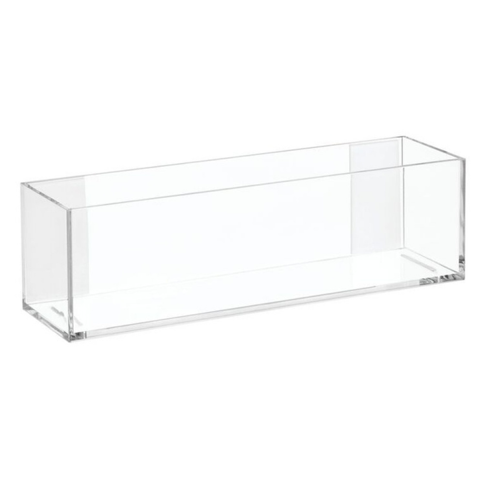 Självhäftande Förvaring, Avlång, OBLONG RPET AFFIXX BIN, 28 x 7,5 x H 8,5 cm, Transparent i gruppen Förvaring / Förvaringslådor / Småförvaring / Hyllor hos SmartaSaker.se (42510)
