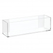 Självhäftande Förvaring, Avlång, OBLONG RPET AFFIXX BIN, 28 x 7,5 x H 8,5 cm, Transparent Självhäftande Förvaring, Avlång, OBLONG RPET AFFIXX BIN, 28 x 7,5 x H 8,5 cm, Transparent