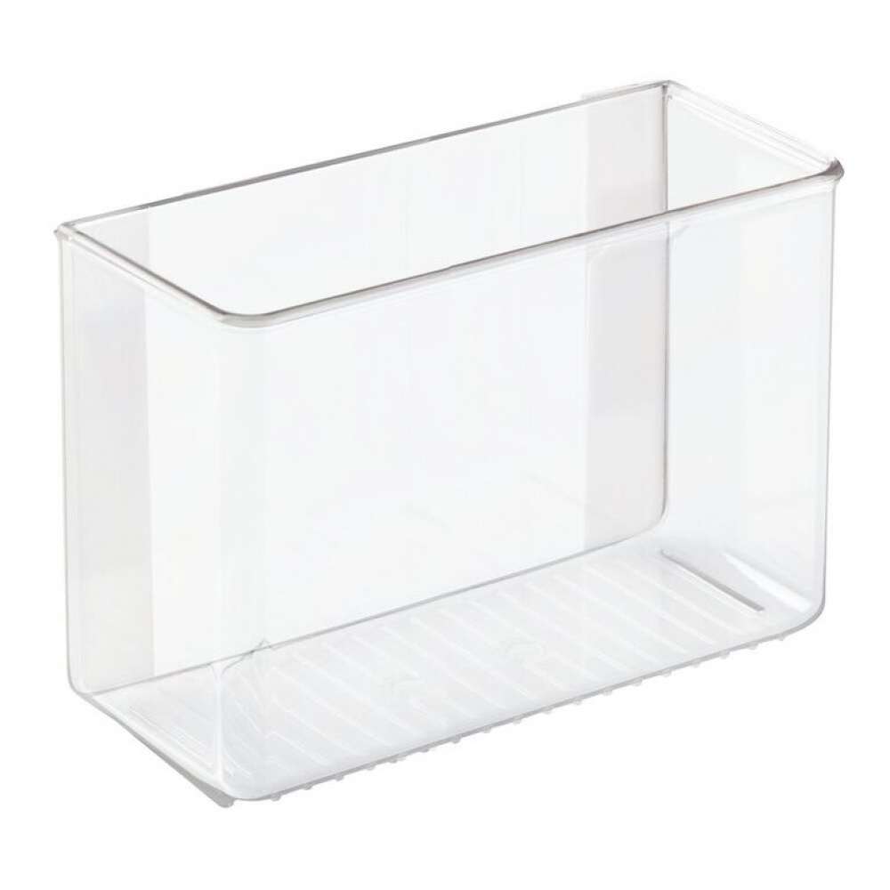 Självhäftande Förvaring, LARGE RPET AFFIXX BIN, 28 x 9 x H 16 cm. Transparent i gruppen Förvaring / Förvaringslådor / Småförvaring / Hyllor hos SmartaSaker.se (42511)