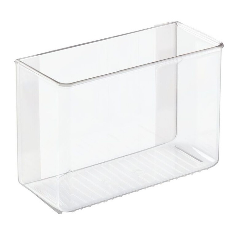 Självhäftande Förvaring, LARGE RPET AFFIXX BIN, 28 x 9 x H 16 cm. Transparent i gruppen Förvaring / Förvaringslådor / Småförvaring / Hyllor hos SmartaSaker.se (42511)