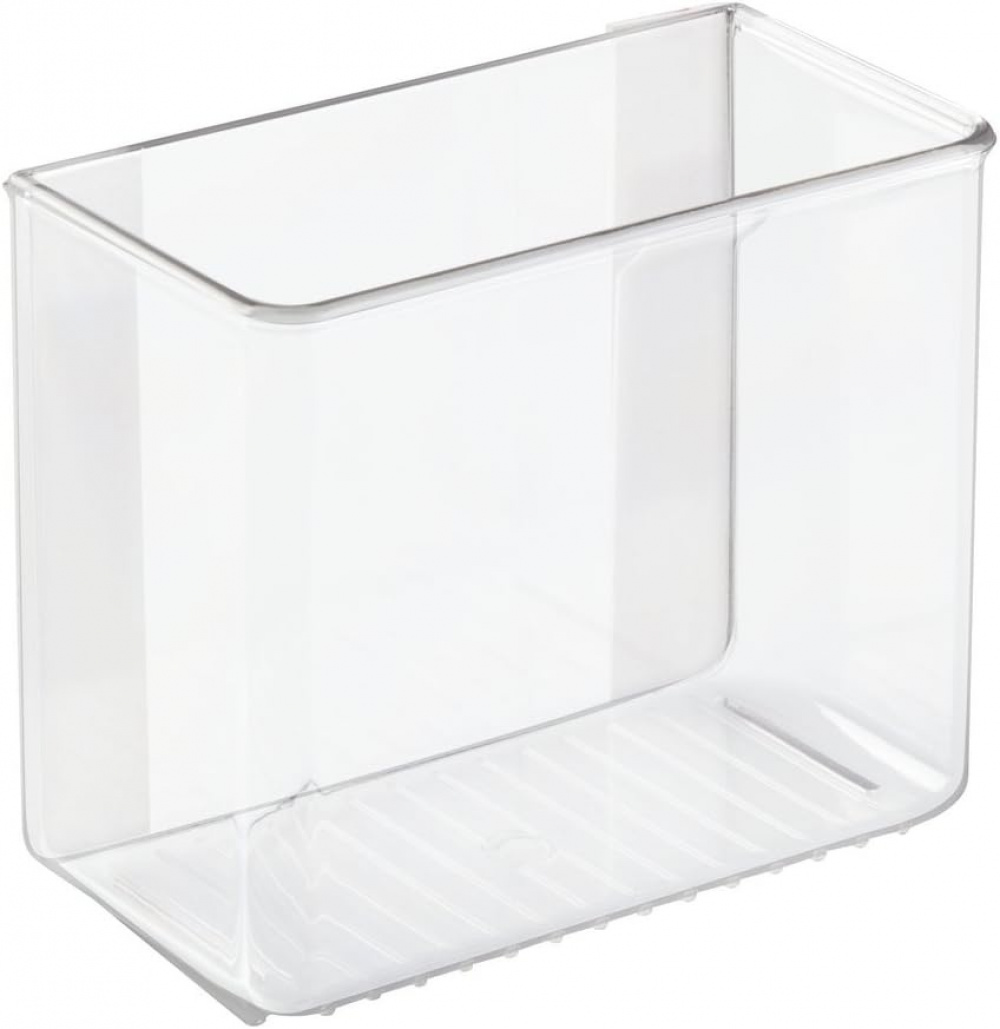 Självhäftande Förvaring, SMALL RPET AFFIXX BIN, 15 x 7,5 x H 12,5 cm, Transparent i gruppen Förvaring / Förvaringslådor / Småförvaring / Hyllor hos SmartaSaker.se (42512)