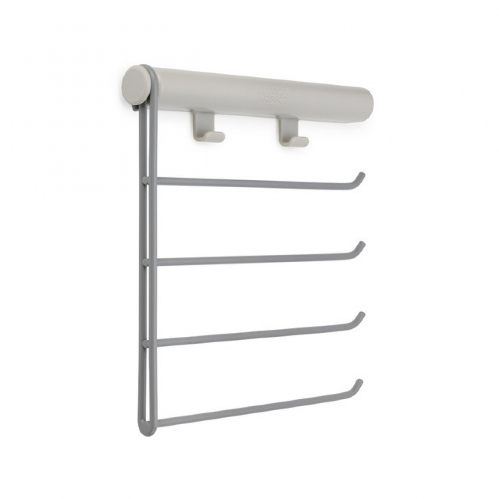 Självhäftande Hållare för Slipsar / Skärp, ORDERLY TIE & BELT RACK, Joseph Joseph, Ecru / Ljusgrå i gruppen Förvaring / Garderobsförvaring hos SmartaSaker.se (42514)