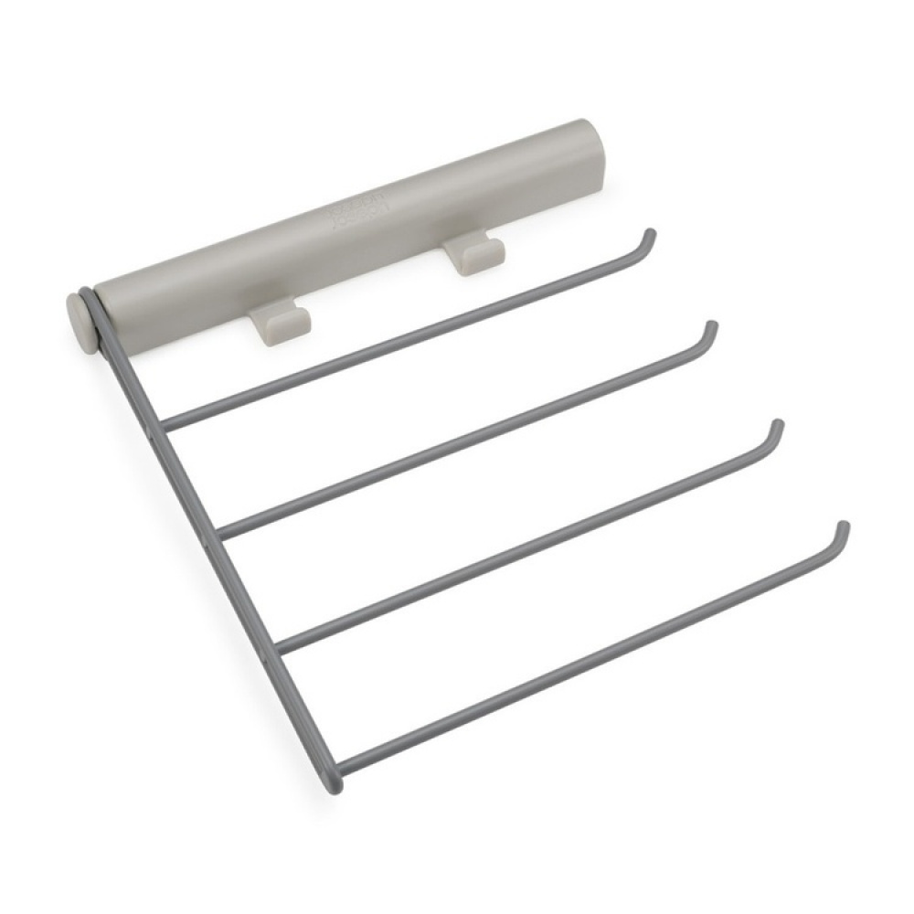 Självhäftande Hållare för Slipsar / Skärp, ORDERLY TIE & BELT RACK, Joseph Joseph, Ecru / Ljusgrå i gruppen Förvaring / Garderobsförvaring hos SmartaSaker.se (42514)