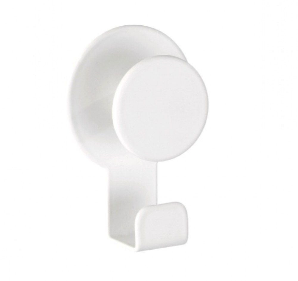 Självhäftande krok i metall, BLANDAS DUBBELKROK , 5 x H 7,5 cm, Vit i gruppen Förvaring / Magneter och självhäftande / Självhäftande krokar hos SmartaSaker.se (42519)