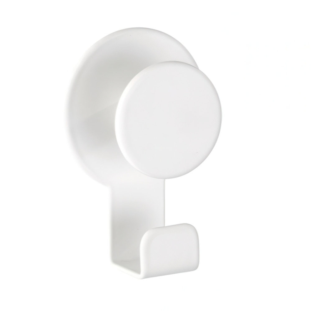 Självhäftande krok i metall, BLANDAS DUBBELKROK , 5 x H 7,5 cm, Vit i gruppen Förvaring / Magneter och självhäftande / Självhäftande krokar hos SmartaSaker.se (42519)