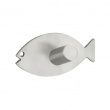 Självhäftande krokar i metall, 2 st, FISH, 6,5 x H3,2 cm, Rostfritt stål Självhäftande krokar i metall, 2 st, FISH, 6,5 x H3,2 cm, Rostfritt stål