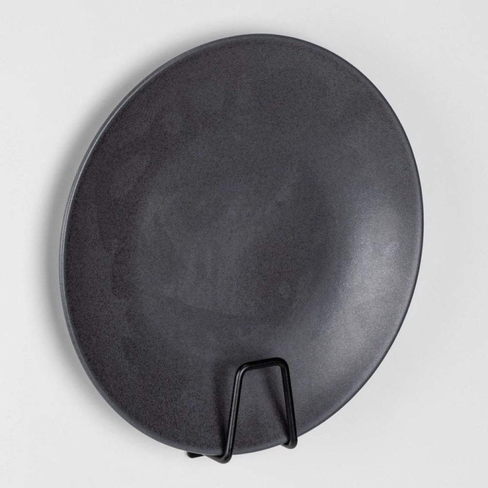 Självhäftande svamphållare i metall, UNIVERSAL HOOK, 5 x 5 cm, Svart i gruppen Förvaring / Badrumsförvaring hos SmartaSaker.se (42536)