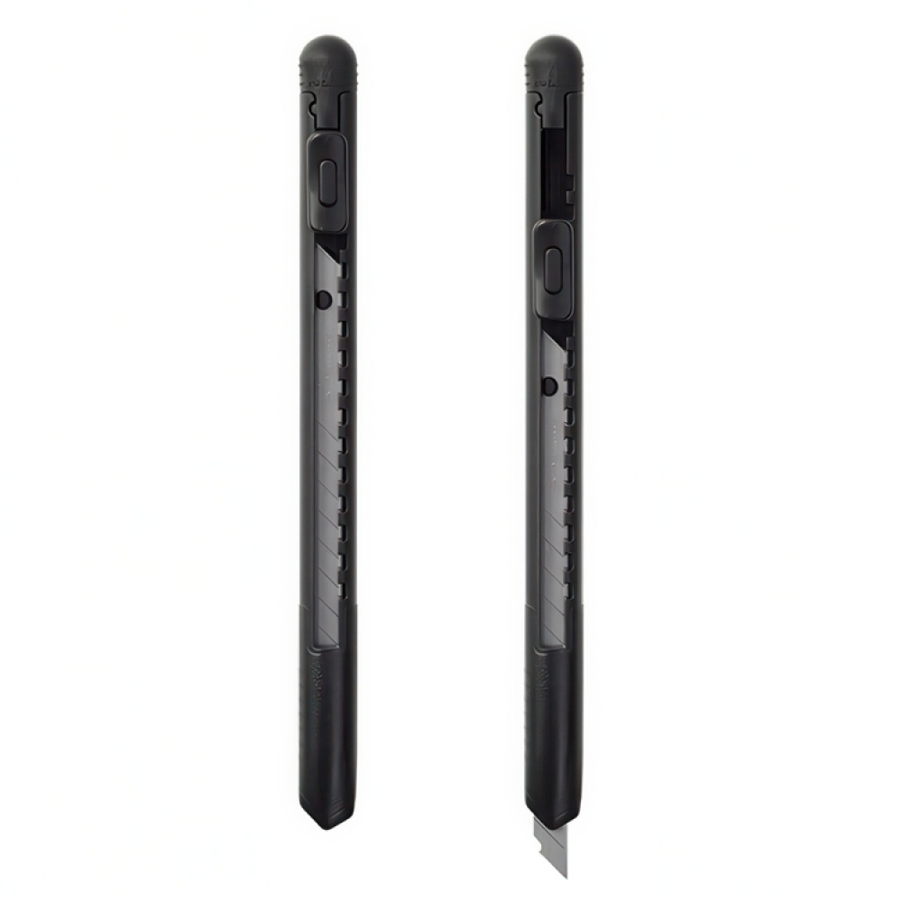 Skalpell, MIDORI PEN CUTTER,∅1 cm × 14 cm, svart i gruppen Förvaring / Kontorsmaterial hos SmartaSaker.se (42539)