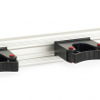 Skena med 3 redskapshållare, TOOLFLEX, 50 cm, Aluminium / Svart Skena med 3 redskapshållare, TOOLFLEX, 50 cm, Aluminium / Svart
