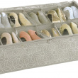 Skoförvaring under sängen, mjuk, BALANCE, 74 x 60 x H 15 cm, Beige Skoförvaring under sängen, mjuk, BALANCE, 74 x 60 x H 15 cm, Beige