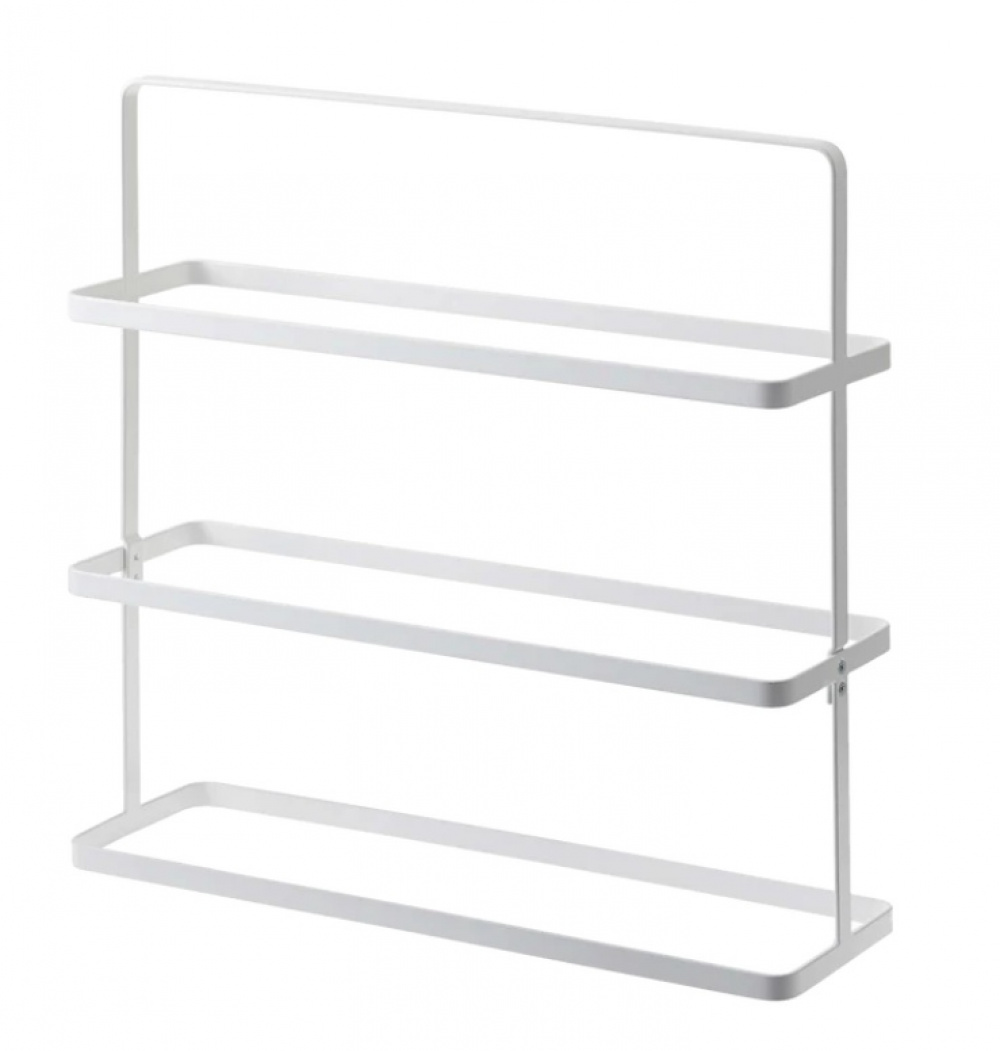 Skohylla , smalt och flyttbart, Metall, TOWER WIDE, 50 x 14 x H 45,5 cm, Yamazaki, Vit i gruppen Förvaring / Hallförvaring / Skohyllor hos SmartaSaker.se (42552)