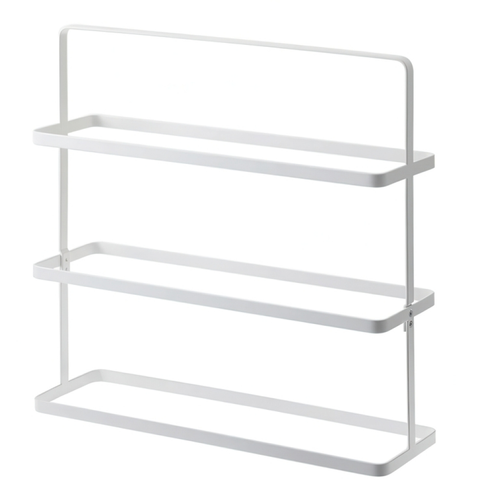 Skohylla , smalt och flyttbart, Metall, TOWER WIDE, 50 x 14 x H 45,5 cm, Yamazaki, Vit i gruppen Förvaring / Hallförvaring / Skohyllor hos SmartaSaker.se (42552)