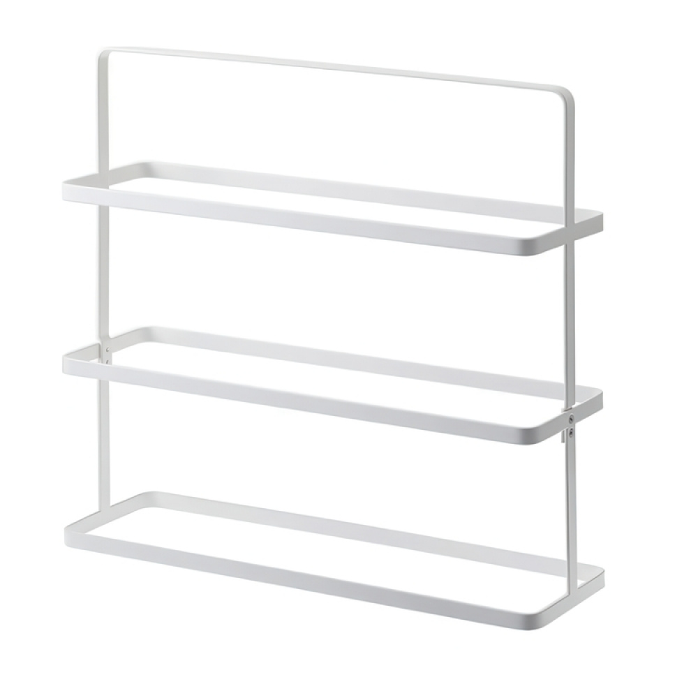 Skohylla , smalt och flyttbart, Metall, TOWER WIDE, 50 x 14 x H 45,5 cm, Yamazaki, Vit i gruppen Förvaring / Hallförvaring / Skohyllor hos SmartaSaker.se (42552)