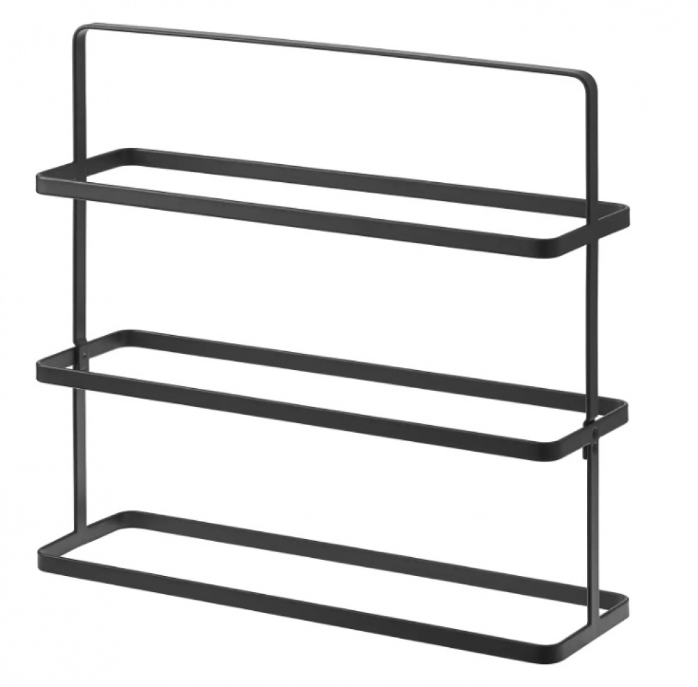 Skohylla , smalt och flyttbart, Metall, TOWER WIDE, 50 x 14 x H 45,5 cm, Yamazaki, Svart i gruppen Förvaring / Hallförvaring / Skohyllor hos SmartaSaker.se (42553)