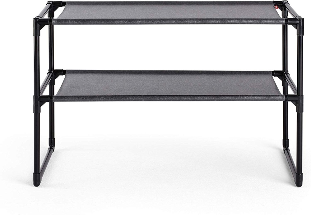 Skohylla för 9 par skor, ZAPATERO, 59 x 28 x H 38 cm, Svart i gruppen Förvaring / Garderobsförvaring / Skoförvaring hos SmartaSaker.se (42555)