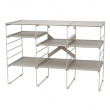Skohylla i metall, Justerbart, LEVEL TRIPLE, Joseph Joseph, 75,8 x 35 x H 51,2 cm, Grå-beige Skohylla i metall, Justerbart, LEVEL TRIPLE, Joseph Joseph, 75,8 x 35 x H 51,2 cm, Grå-beige