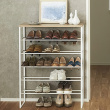 Skohylla med 6 hyllplan, TOWER WOOD TOP, 66 x 25 x H 87 cm, Yamazaki Skohylla med 6 hyllplan, TOWER WOOD TOP, 66 x 25 x H 87 cm, Yamazaki