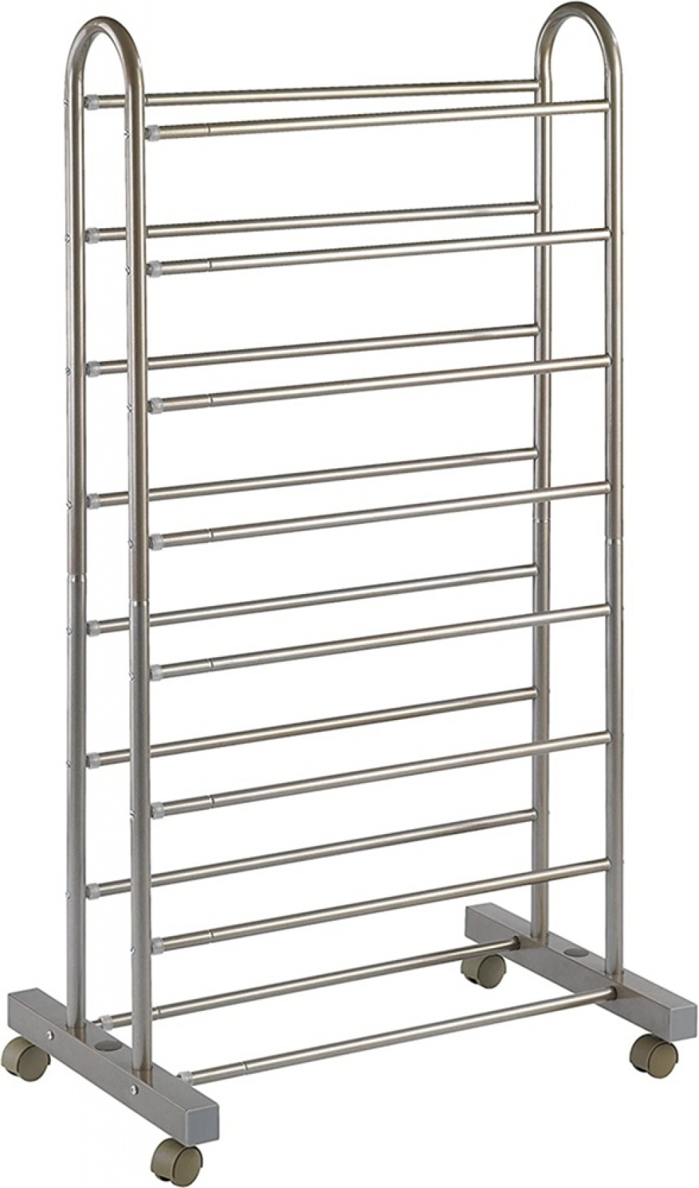 Skohylla med hjul, Expanaderbar, GIANT, 67~116 x 43 x H 125,5 cm, Brons i gruppen Förvaring / Hallförvaring / Skohyllor hos SmartaSaker.se (42561)