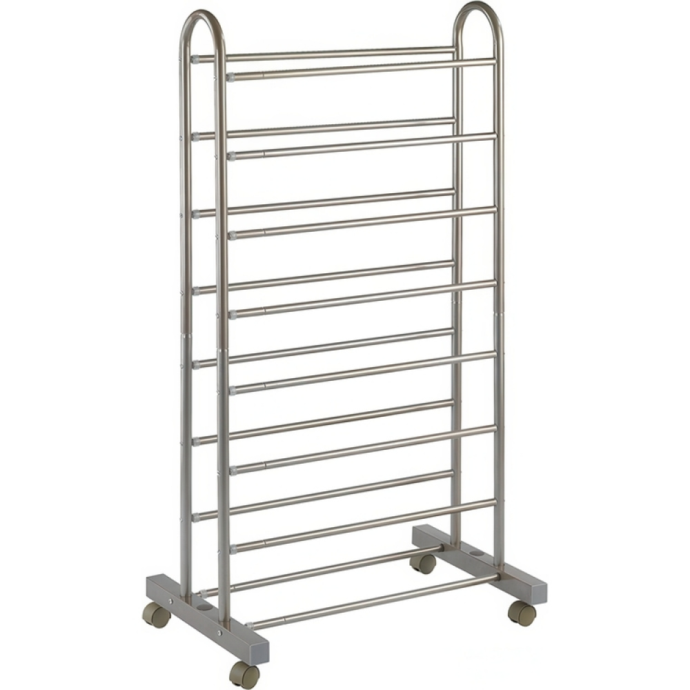 Skohylla med hjul, Expanaderbar, GIANT, 67~116 x 43 x H 125,5 cm, Brons i gruppen Förvaring / Hallförvaring / Skohyllor hos SmartaSaker.se (42561)