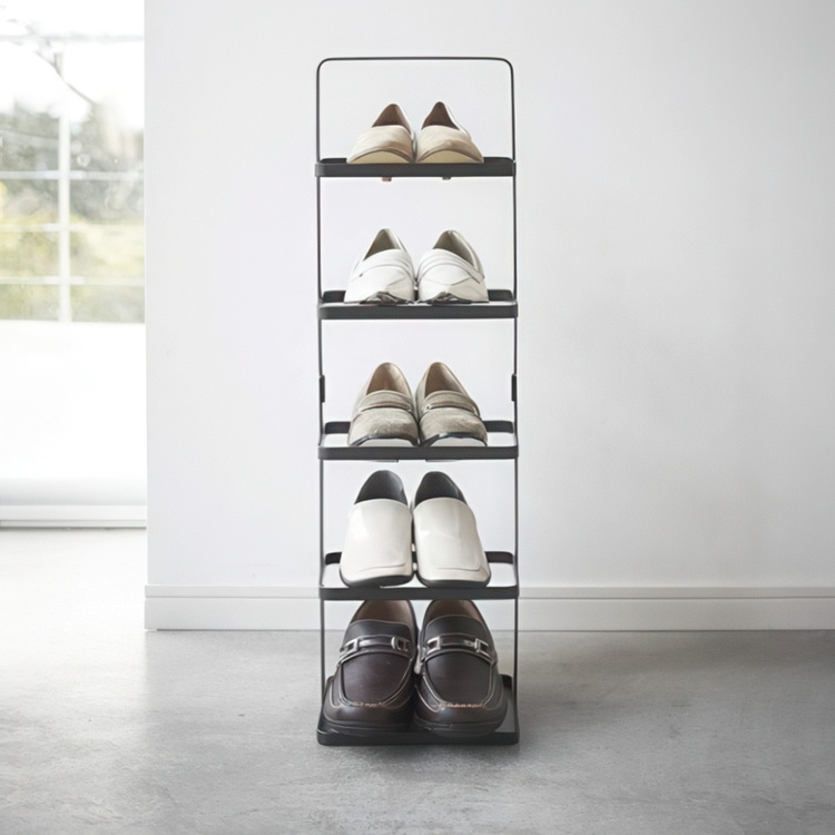 Skohylla, smal och hög, Metall, TOWER TALL, 22 x 18 x H 77,5 cm, Yamazaki i gruppen Förvaring / Hallförvaring / Skohyllor hos SmartaSaker.se (42562)