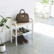 Skoställ / Pall, TOWER BENCH SHOE RACK, 48 x 19 x H 46 cm, Yamazaki Skoställ / Pall, TOWER BENCH SHOE RACK, 48 x 19 x H 46 cm, Yamazaki
