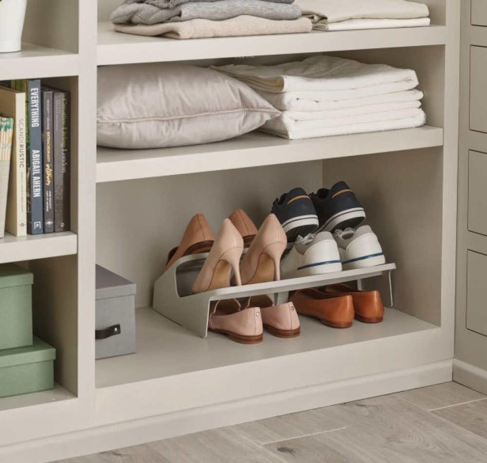 Skoställ för 6 par skor, Spar plats, LARGE SHOE-IN RACK, Joseph Joseph, Ljusgrå i gruppen Förvaring / Garderobsförvaring / Skoförvaring hos SmartaSaker.se (42580)
