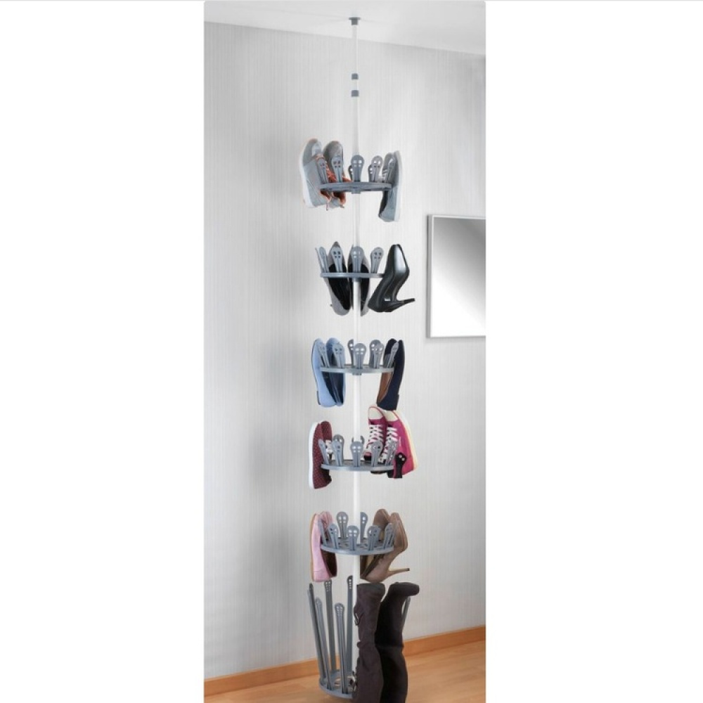 Skoställ på höjden, Skosnurra, TELESCOPIC BOOT TREE, Ø 30 x H 100 -300 cm i gruppen Förvaring / Hallförvaring / Skohyllor hos SmartaSaker.se (42581)