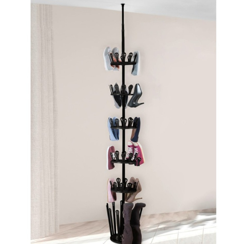 Skoställ på höjden, Skosnurra, TELESCOPIC BOOT TREE, Ø 30 x H 100 -300 cm i gruppen Förvaring / Hallförvaring / Skohyllor hos SmartaSaker.se (42581)