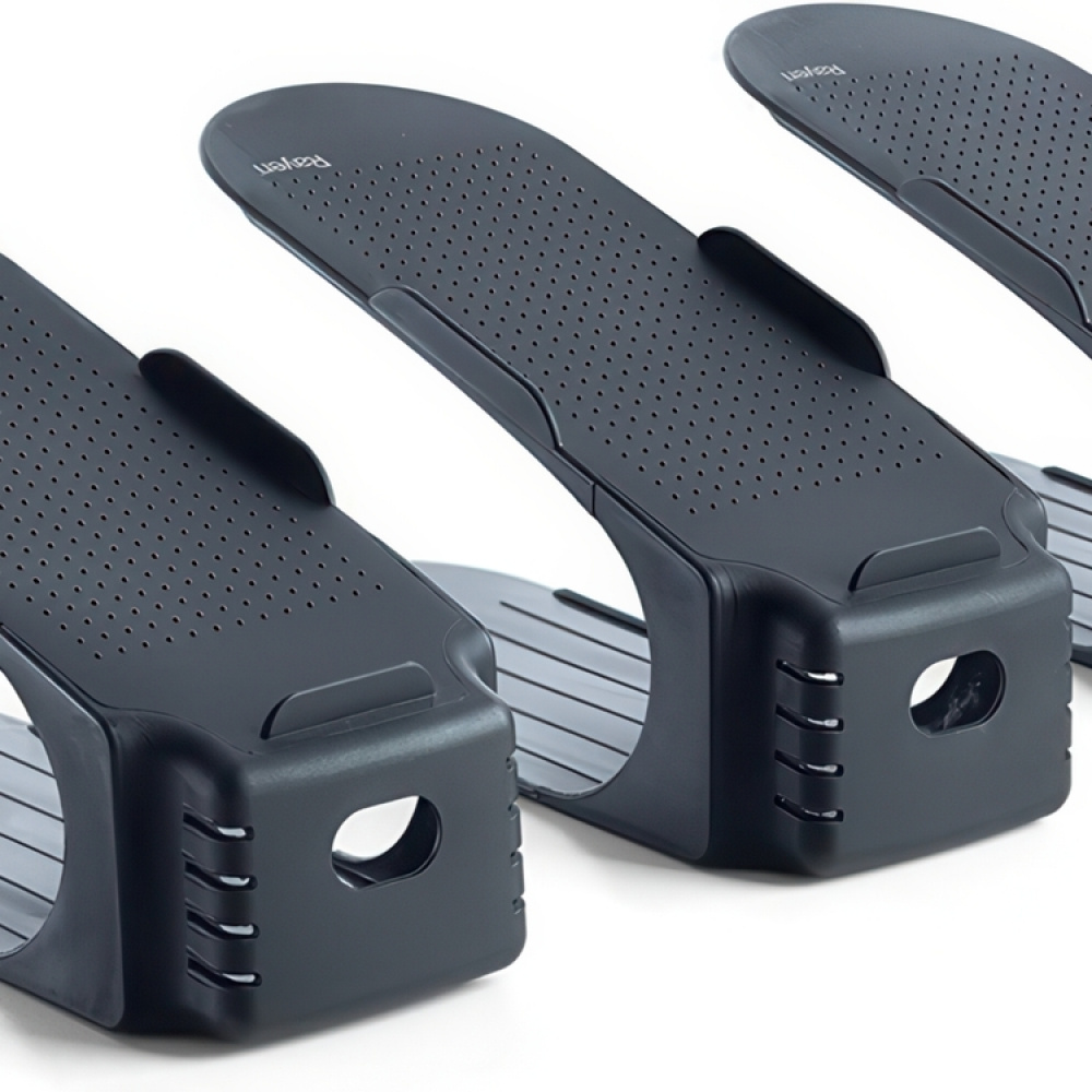 Skoställ, 3 st, Spar plats, SHOE ORGANIZER, Mörkgrå i gruppen Förvaring / Garderobsförvaring / Skoförvaring hos SmartaSaker.se (42584)