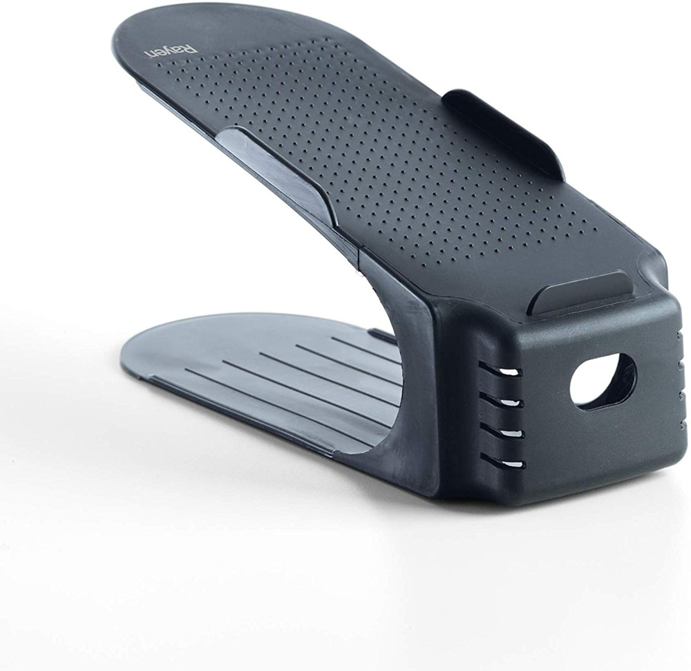 Skoställ, 3 st, Spar plats, SHOE ORGANIZER, Mörkgrå i gruppen Förvaring / Garderobsförvaring / Skoförvaring hos SmartaSaker.se (42584)