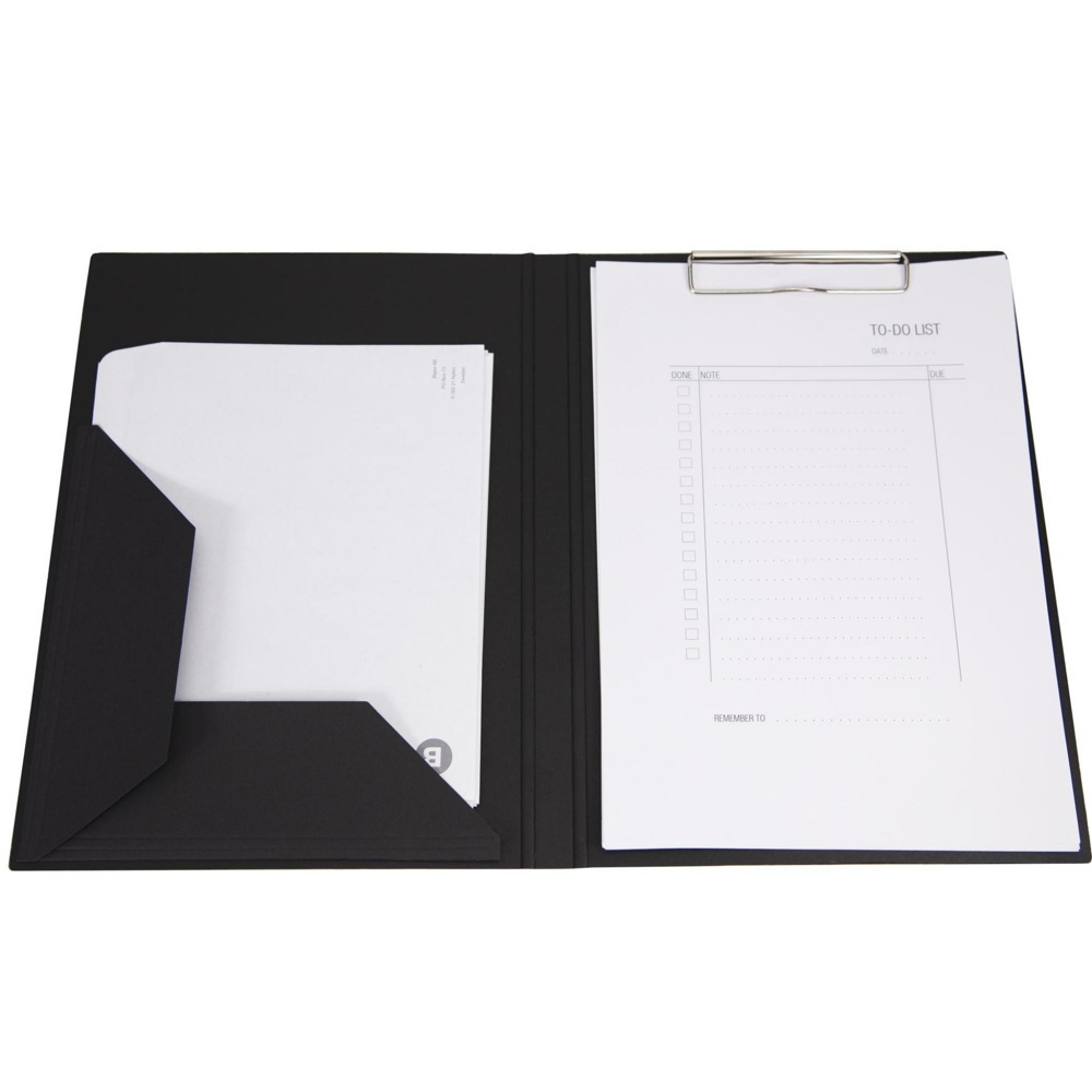 Skrivplatta / Mapp, A4 . BIGSO AMELIE CANVAS, Grå i gruppen Förvaring / Kontorsmaterial hos SmartaSaker.se (42600)