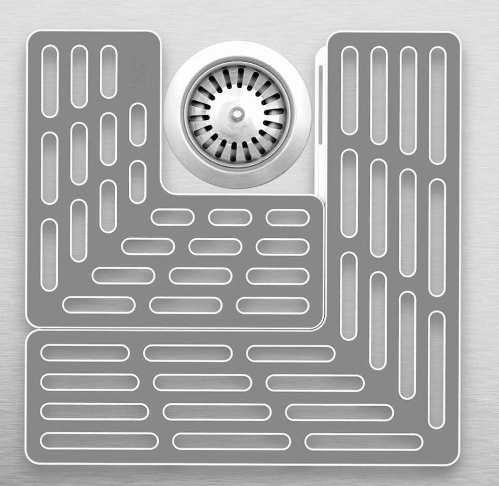 Skydd i diskhon, Justerbart, SINK SAVER, Joseph Joseph, Mörkgrå i gruppen Förvaring / Köksförvaring / Diskställ och diskbänk hos SmartaSaker.se (42608)