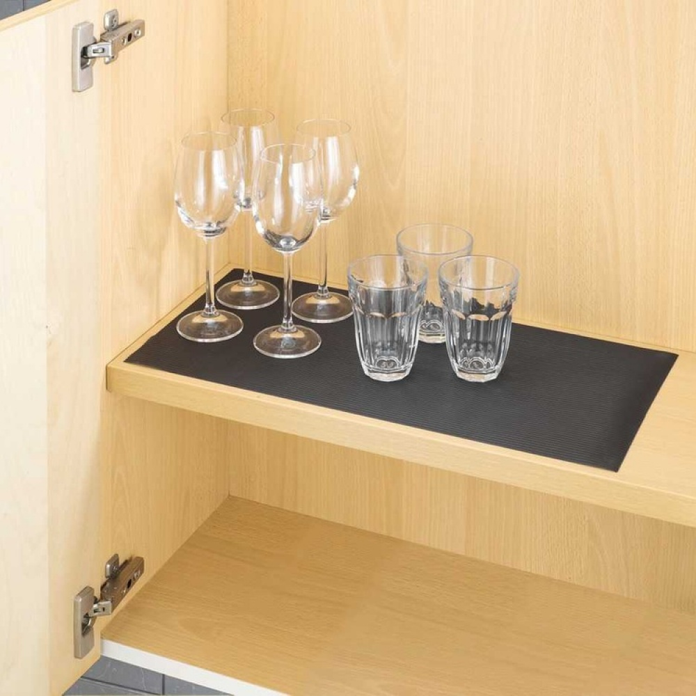 Skyddande matta för lådor och hyllor, ANTI-SLIP RIBBED, 150 x 50 cm i gruppen Förvaring / Köksförvaring / Organisera köksskåp hos SmartaSaker.se (42611)