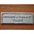 Skylt i aluminium, INGEN REKLAM TACK, H 13 x 4,5 cm, Silver Skylt i aluminium, INGEN REKLAM TACK, H 13 x 4,5 cm, Silver