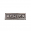 Skylt med ram, KONTOR, 10 x H 3,5 cm, Exmez, Sandgjuten aluminium Skylt med ram, KONTOR, 10 x H 3,5 cm, Exmez, Sandgjuten aluminium