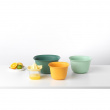 Skålar och durkslag, 4 delar, BRABANTIA MIXING BOWL SET, 25 x 25 x H 14 cm , Grön / Gul  Skålar och durkslag, 4 delar, BRABANTIA MIXING BOWL SET, 25 x 25 x H 14 cm , Grön / Gul