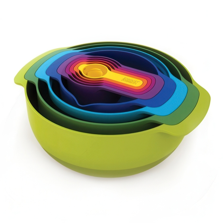 Skålar och mått, 9 delar, NEST BOWL SET, Joseph Joseph i gruppen Förvaring / Köksförvaring hos SmartaSaker.se (42641)