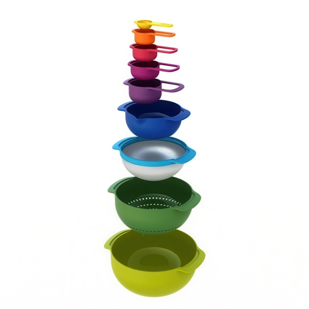 Skålar och mått, 9 delar, NEST BOWL SET, Joseph Joseph i gruppen Förvaring / Köksförvaring hos SmartaSaker.se (42641)