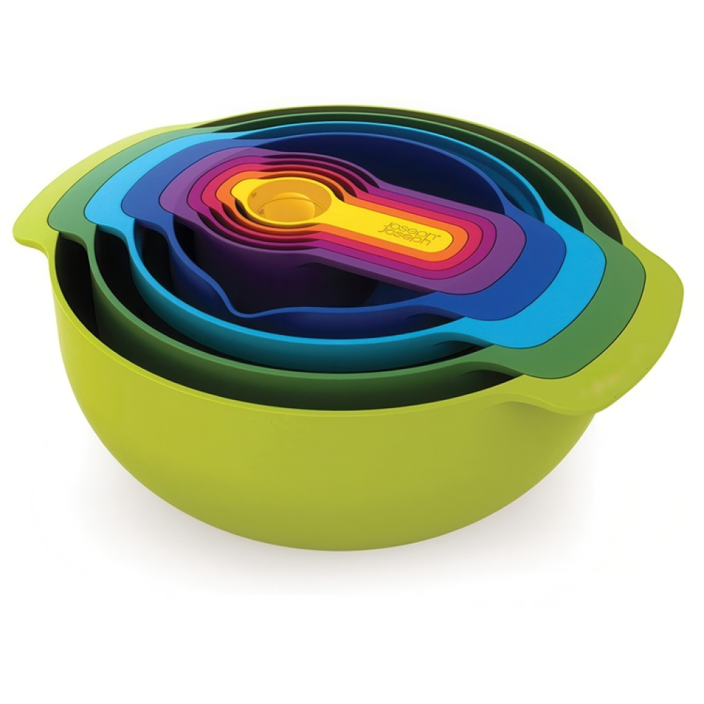 Skålar och mått, 9 delar, NEST BOWL SET, Joseph Joseph i gruppen Förvaring / Köksförvaring hos SmartaSaker.se (42641)