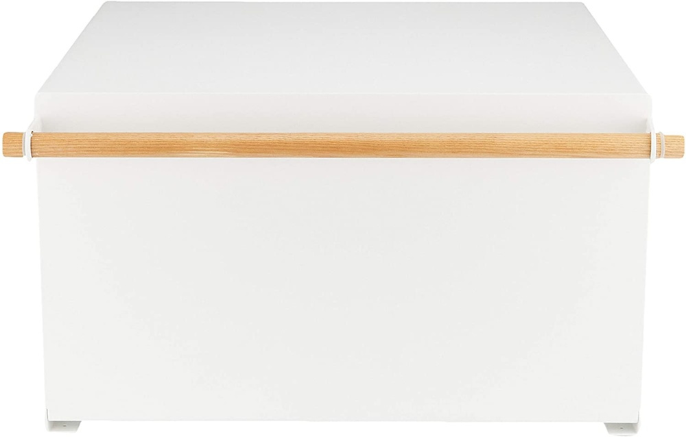 Skåp för torrvaror, Metall, TOSCA BREAD CASE, 43 x 36,5 x H 24 cm, Yamazaki, Vit i gruppen Förvaring / Köksförvaring hos SmartaSaker.se (42642)
