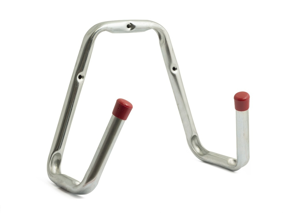 Slanghållare, Vägghängd, 2-krok, HABO HOSE HOLDER, Silver i gruppen Förvaring / Förråd- och garageförvaring / Redskapshållare hos SmartaSaker.se (42648)