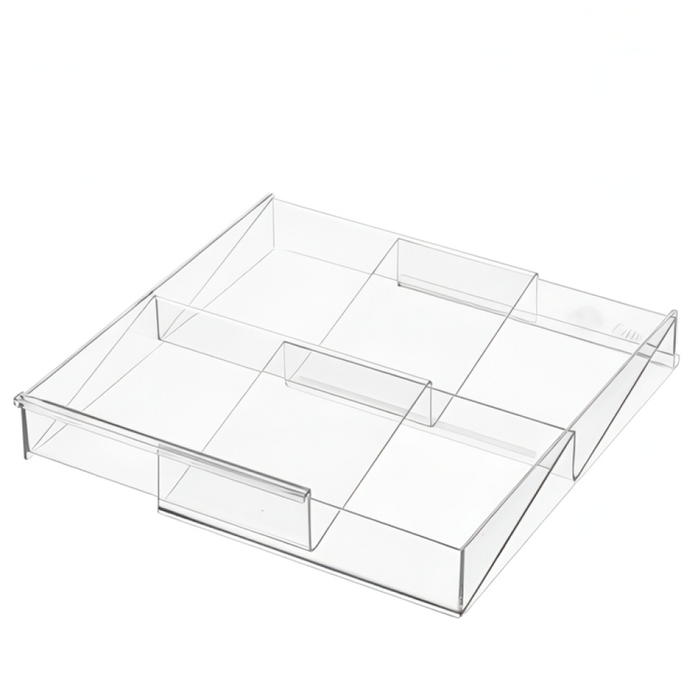 Sluttande smikställ, Utdragbart, THE HOME EDIT ANGELD ORGANIZER, 17,1 till 33 cm, Klar i gruppen Förvaring / Badrumsförvaring / Sminkförvaring hos SmartaSaker.se (42651)