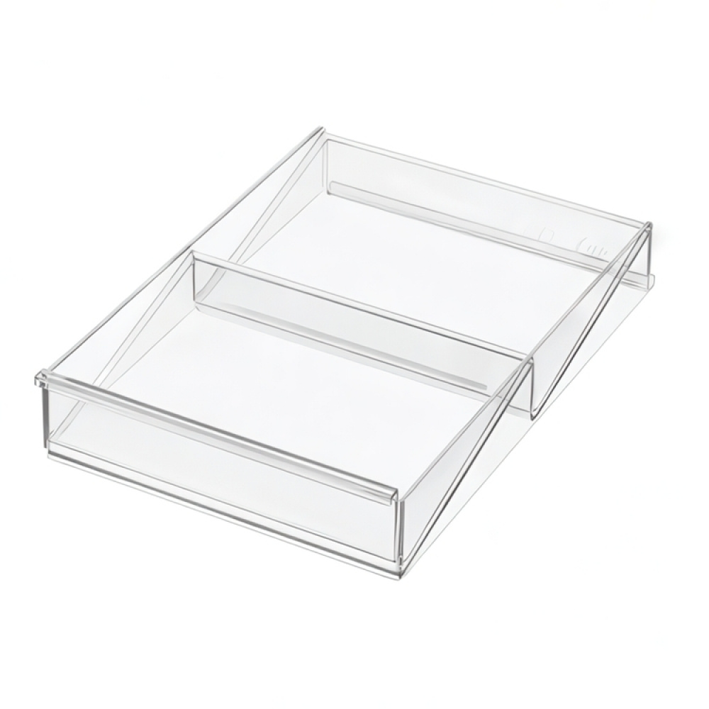 Sluttande smikställ, Utdragbart, THE HOME EDIT ANGELD ORGANIZER, 17,1 till 33 cm, Klar i gruppen Förvaring / Badrumsförvaring / Sminkförvaring hos SmartaSaker.se (42651)
