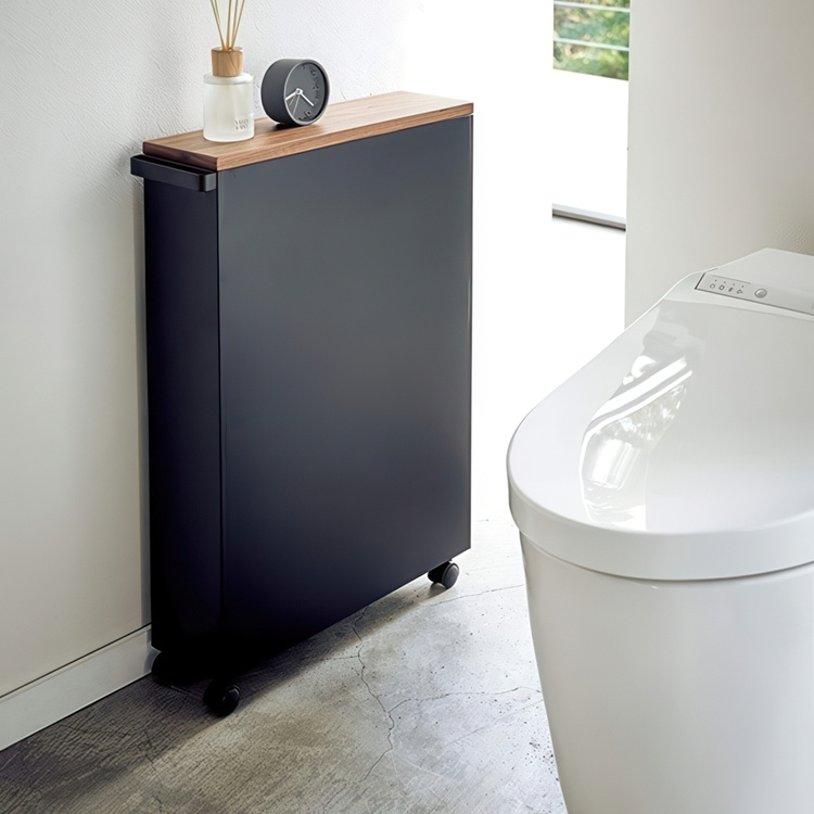 Smal förvaringsvagn, TOWER ROLLING SLIM CART, 13 x 47,5 x H 68 cm i gruppen Förvaring / Köksförvaring hos SmartaSaker.se (42653)